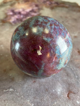 Load image into Gallery viewer, Ruby in kyanite sphere 6
