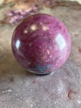 Load image into Gallery viewer, Ruby in kyanite sphere 7
