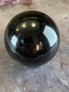 Black Tourmaline Sphere 2