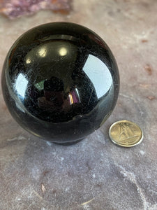 Black Tourmaline Sphere 2