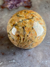 Load image into Gallery viewer, Red Graphic Feldspar Sphere 2

