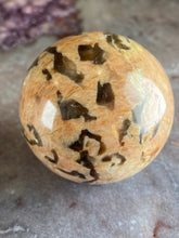 Load image into Gallery viewer, Red Graphic Feldspar Sphere 3
