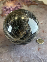 Load image into Gallery viewer, Black Moonstone sphere 3
