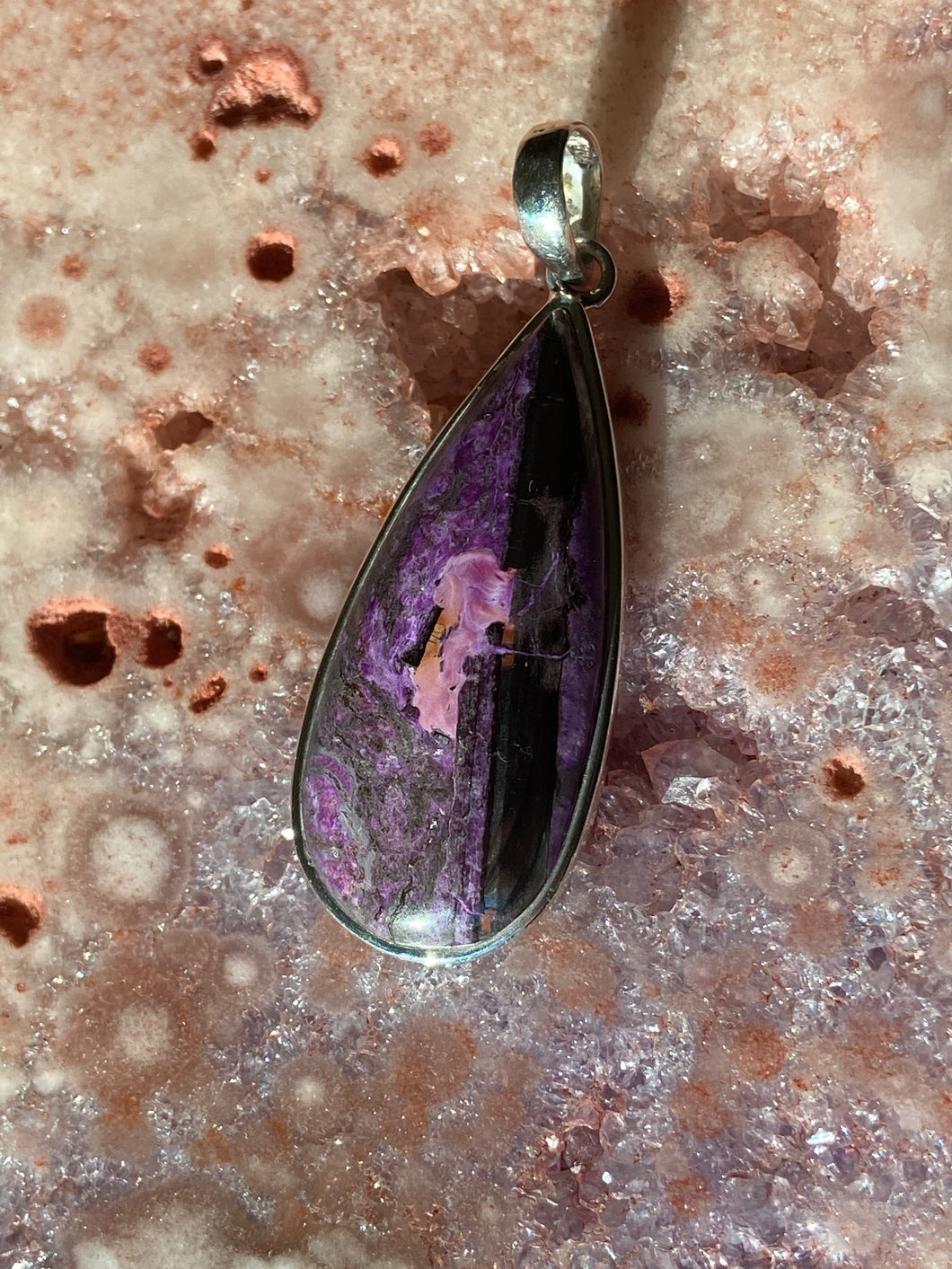 Sugilite pendant 16