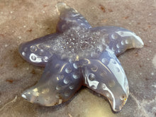 Load image into Gallery viewer, Agate druzy starfish 2
