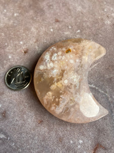 Flower Agate Moon 15