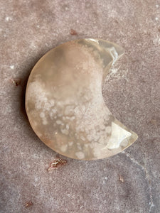 Flower Agate Moon 14