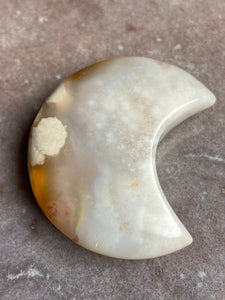 Flower Agate Moon 13