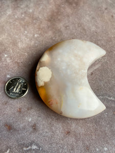 Flower Agate Moon 13