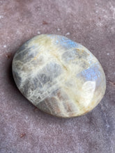 Load image into Gallery viewer, Moonstone Sunstone palm stone
