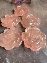 Load image into Gallery viewer, Rose Quartz rose - intuitively picked
