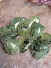 Load image into Gallery viewer, Prehnite with Epidote tumbles

