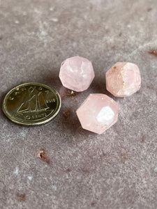 Morganite facet sphere