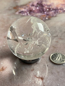 Lemurian crystal ball 28 - 1.7"