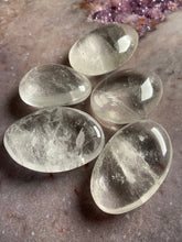 Load image into Gallery viewer, Quartz palmstone - intuitively picked
