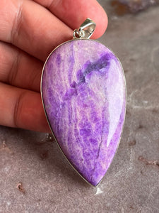 Sugilite pendant 42