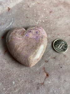 Jade purple  & pink heart 23