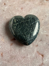 Load image into Gallery viewer, Serpentine with Pyrite heart 1
