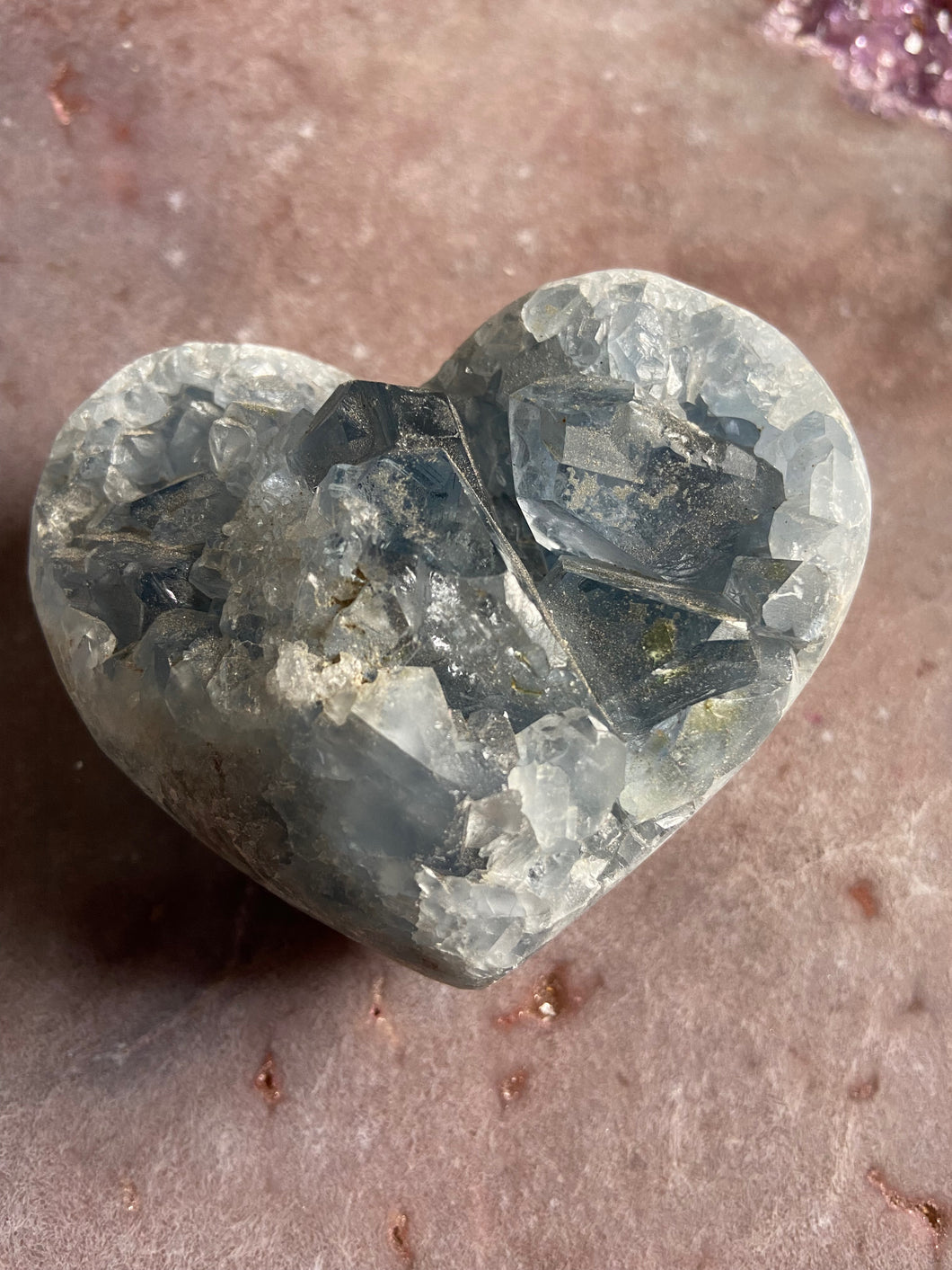 Celestite heart 8