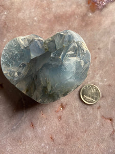 Celestite heart 7