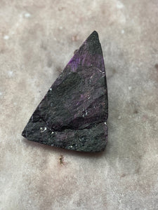 Sugilite pendant drilled 8