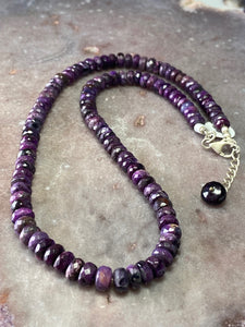 Sugilite strand necklace 6