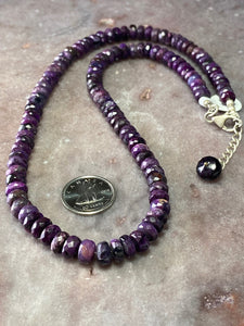 Sugilite strand necklace 6