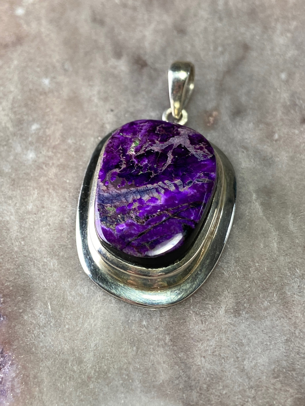 Sugilite pendant 37