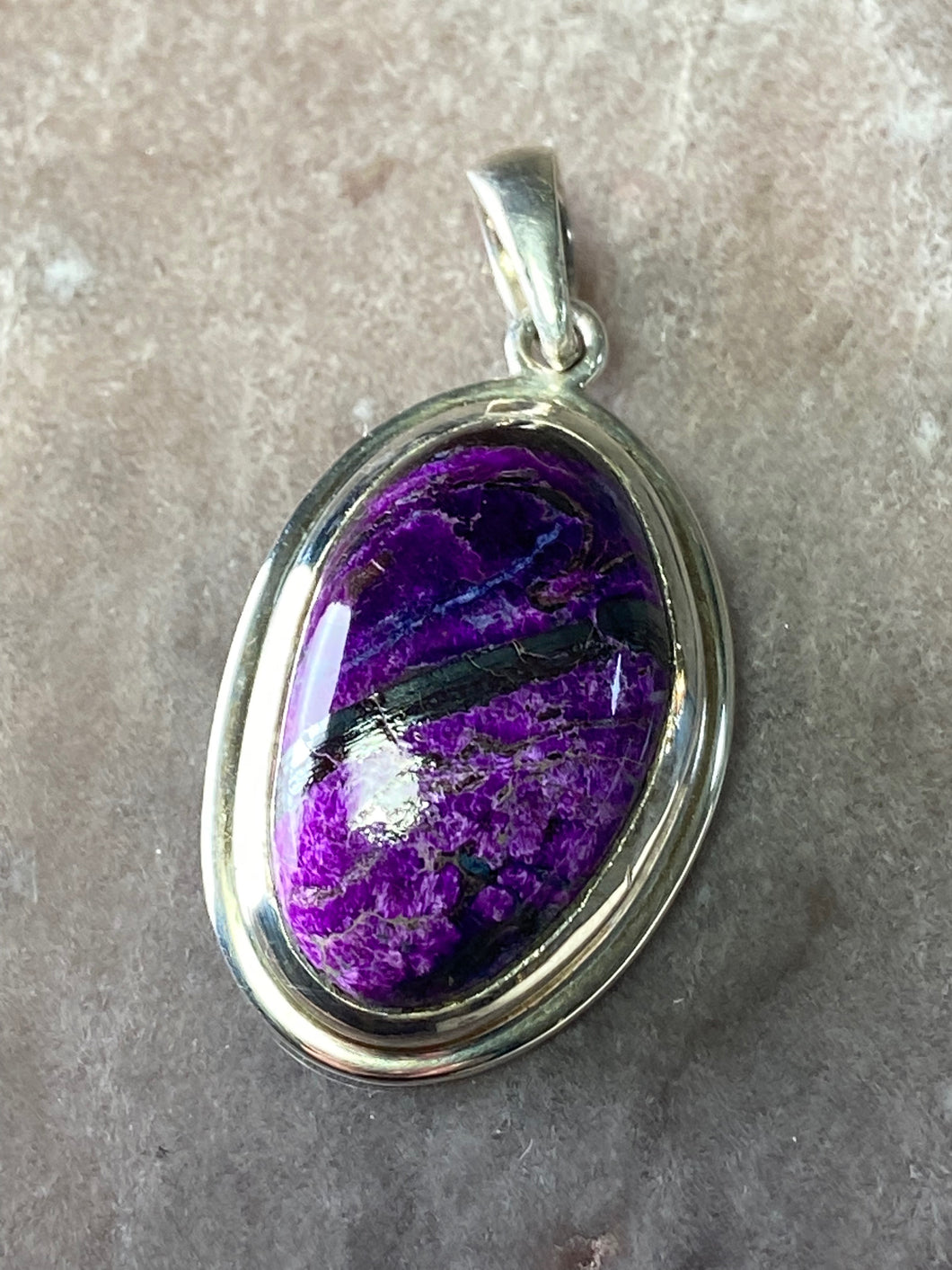 Sugilite pendant 32