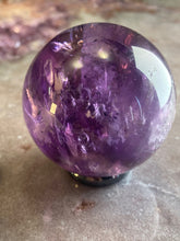 Load image into Gallery viewer, Amethyst 2&quot; sphere
