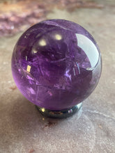 Load image into Gallery viewer, Amethyst 1.5&quot; sphere
