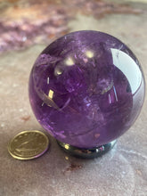 Load image into Gallery viewer, Amethyst 1.5&quot; sphere
