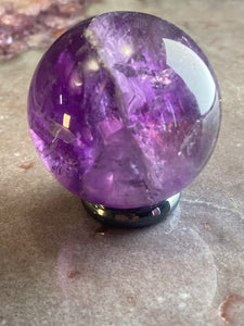 Amethyst 2" sphere 6