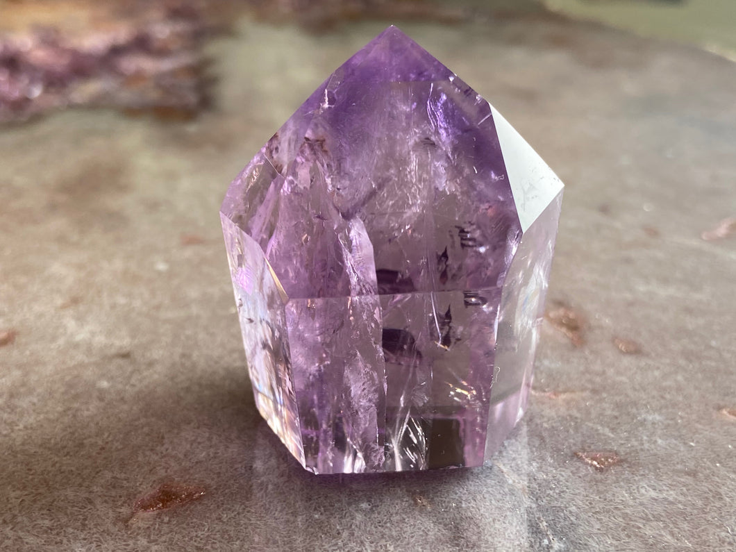 Amethyst polished point 14